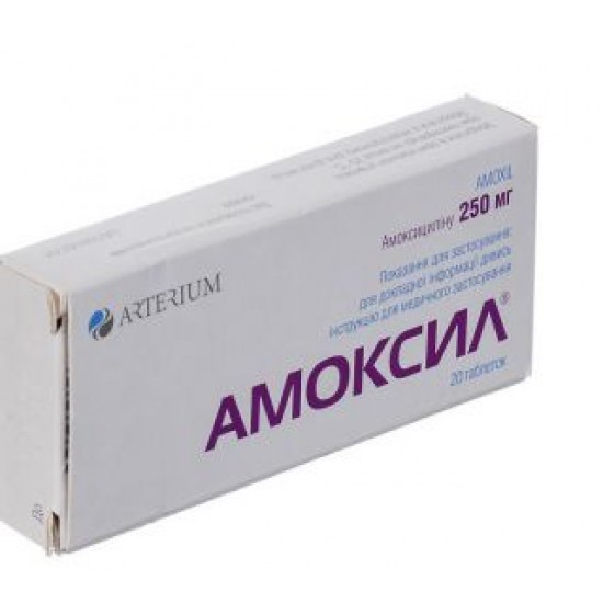 Амоксил табл. 250 мг