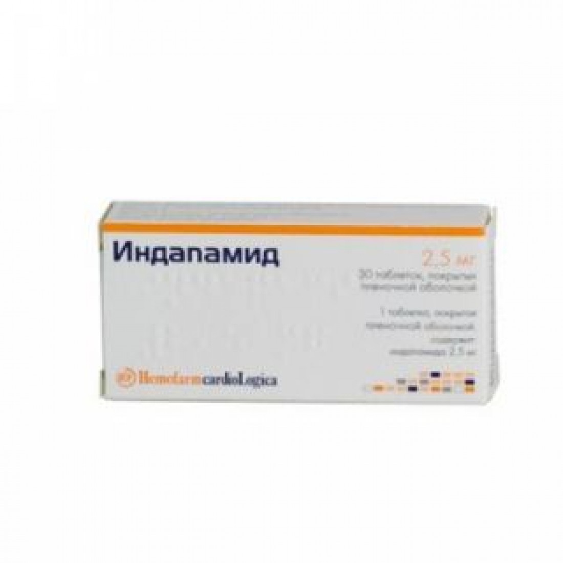 Купить индапамид 2.5 мг